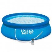 INTEX PISCINA EASY SET CM.305 X 61 ANELLO GONFIABILE CON POMPA FILTRO 